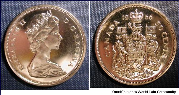 1966 Canada 50 Cents