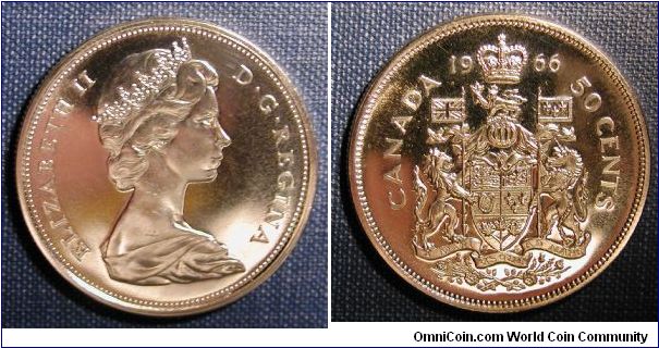 1966 Canada 50 Cents