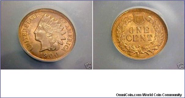 Indian Head Cent. This coin is slabbed by NCS as UNC Details - Improperly Cleaned. It's an absolutely beautiful coin with great color and from what I can tell no sign of improper cleaning. I'm wondering if that was before they conserved the coin.
Purchased Jan 2005
