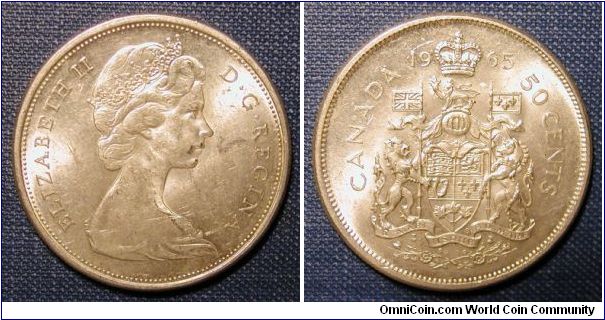 1965 Canada 50 Cents