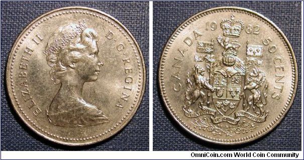 1982 Canada 50 Cents