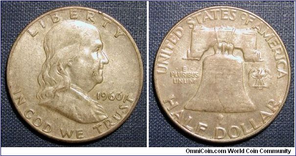 1960 Franklin Half Dollar