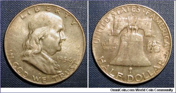 1954-D Franklin Half Dollar