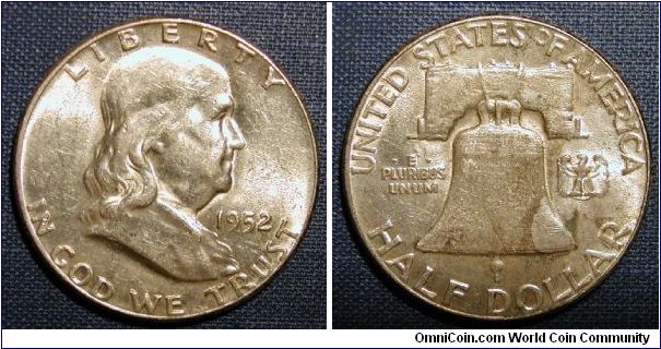 1952 Franklin Half Dollar