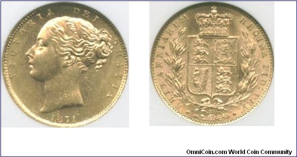 1871 sovereign