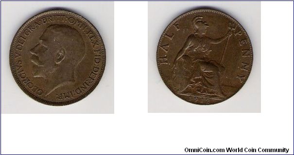 GB 1912 1/2d