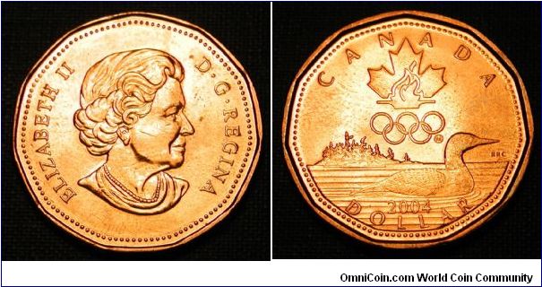 2004 Canada Dollar Olympic Loon