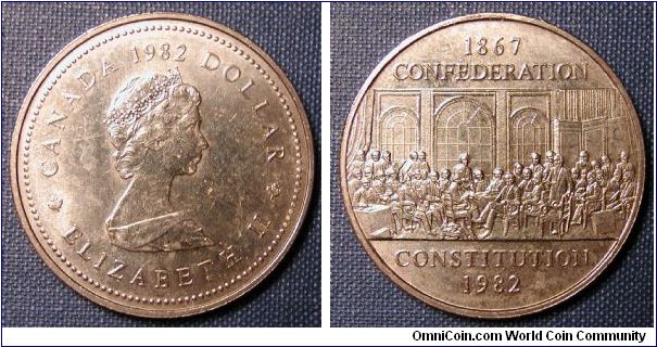 1982 Canada Dollar Constitution