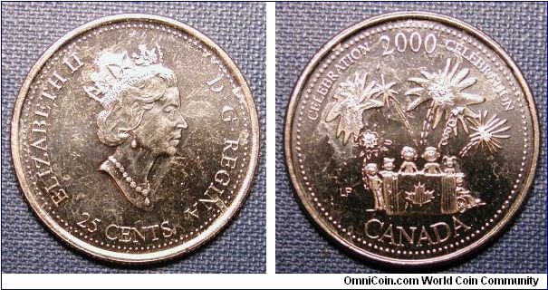 2000 Canada Millennium Quarter Celebration