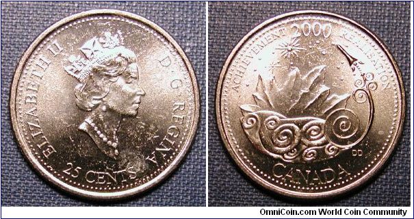 2000 Canada Millennium Quarter Achievement