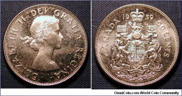 1959 Canada 50 Cents