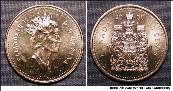 2000 Canada 50 Cents
