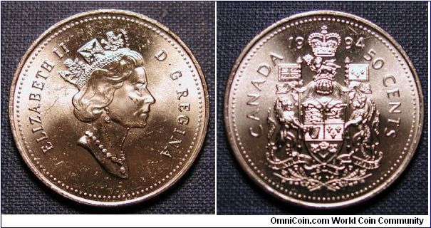 1994 Canada 50 Cents