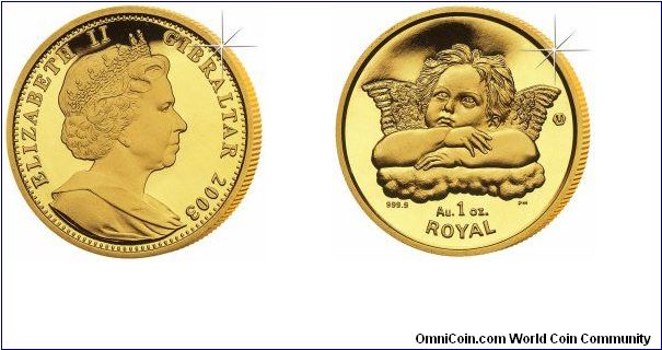 Possibly the last Gibraltar gold Royals, as they used to be minted by the Pobjoy Mint, and Gibraltar has now changed its minting agent.