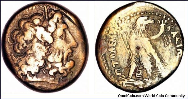 The coin shown is a tetradrachm of the Ptolemy dynasty, descendants of a Roman general who ruled Egypt for many generations.
We have not yet had time to fully catalogue this.