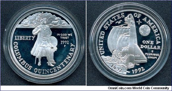 Columbus dollar commemorative