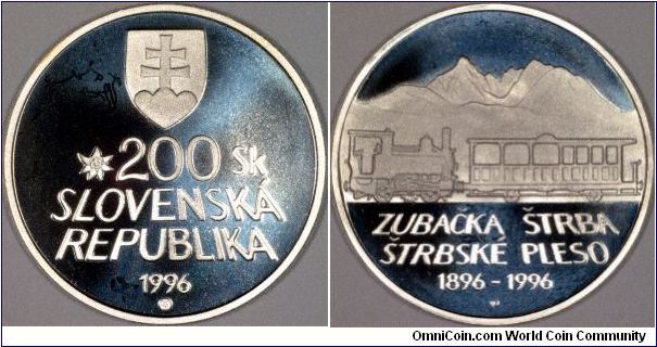 Slovakia was united with the Czechs in 1918 to form Czechoslovakia, which by 1939 was under German control, but was liberated in 1945, before coming under Soviet Russian control until 1989. Slovakia and the Czech Republic separated to form independent states on January 1st 1993.
Don't confuse Slovakia with Slovenia, it's very easy to do. The inscription on our featured Slovakian coin includes the words SLOVENSKA REPUBLIKA, which looks and sounds like Slovenia, but means Slovak Republic. The rev