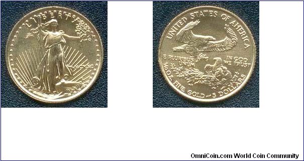 5 dollar American Eagle bullion