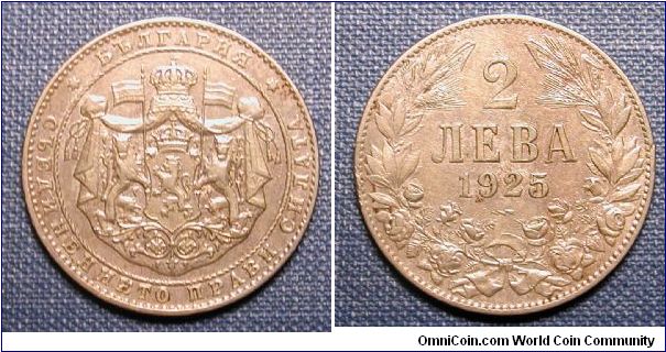 1925 Bulgaria 2 Leva