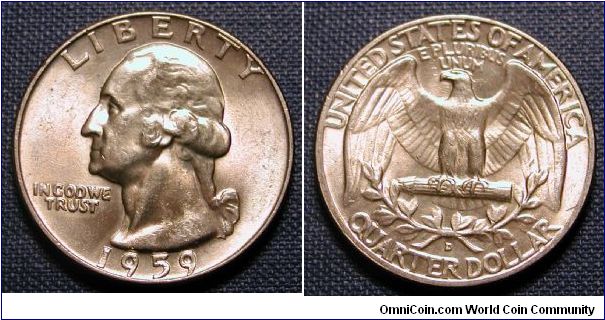 1959-D Washington Quarter