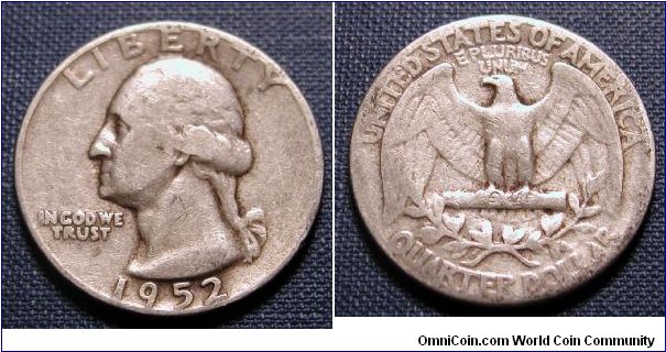 1952 Washington Quarter