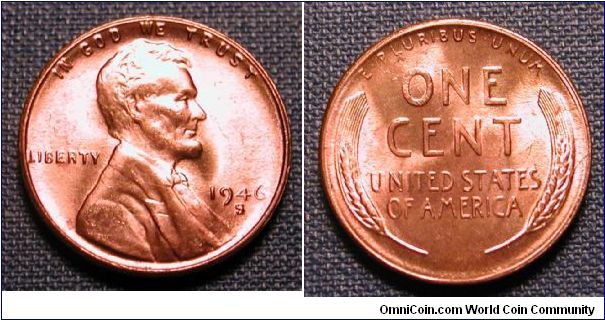 1946-S Lincoln Wheat Cent