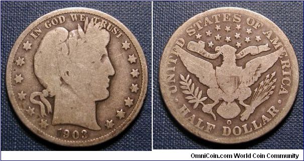 1903-O Barber Half Dollar