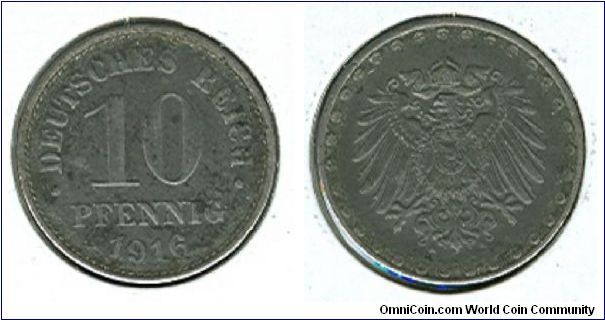 1916 German 10 PF