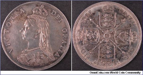 1887 Jubilee head Florin.