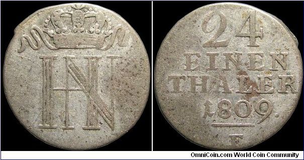 1/24 Thaler, Westphalia.                                                                                                                                                                                                                                                                                                                                                                                                                                                                                            