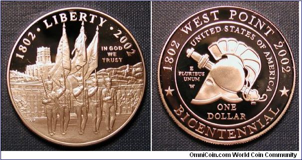 2002-W West Point Bicentennial Dollar