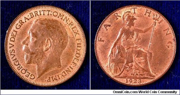 1923 farthing BU condition.