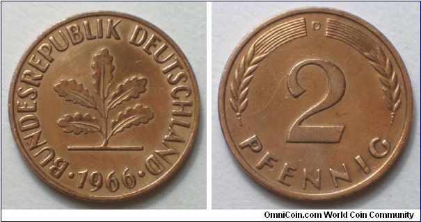 2 pfennig D