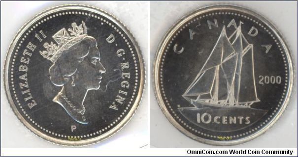 Very rare coin. the 2000P Dime.  One of about 300 minted.  Certified MS64