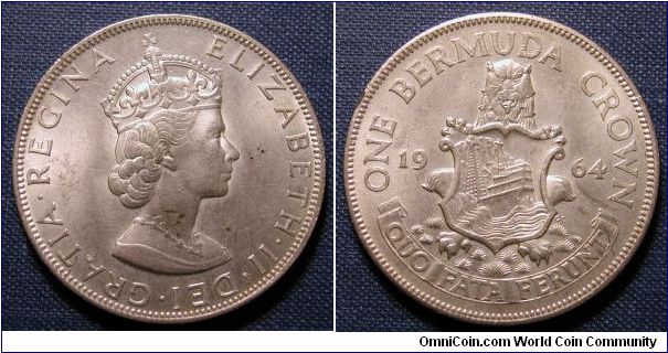 1964 Bermuda Silver Crown