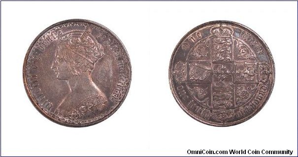 1872 Gothic Florin