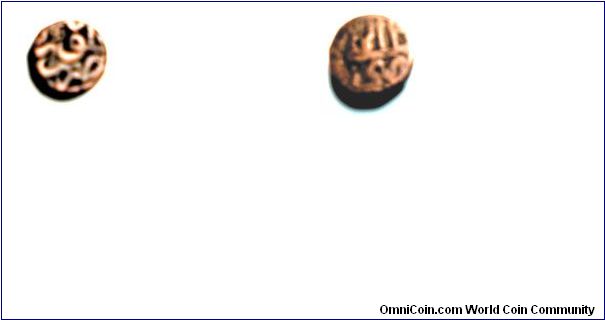 Pakistan anceint copper coin 19mm dia,3mm thickness issued in mughal Kings era