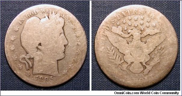 1895-S Barber Half Dollar