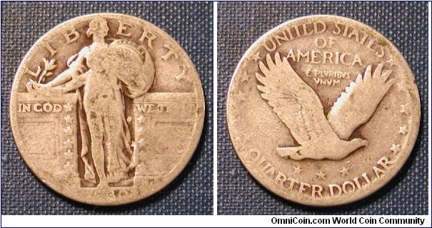 1930 Standing Liberty Quarter