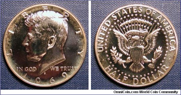 1969-S Kennedy Half Dollar Proof