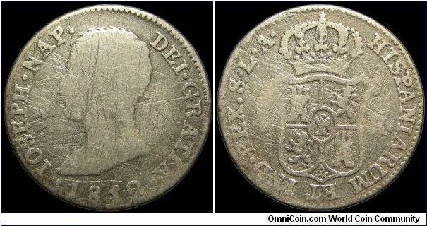 4 Reales, Napoleonic Kingdom of Spain.

From the more difficult mint of Seville.                                                                                                                                                                                                                                                                                                                                                                                                                                  