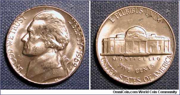 1969-S Jefferson Nickel