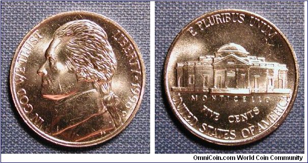 1996-D Jefferson Nickel