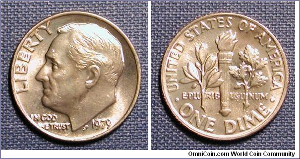 1979 Roosevelt Dime