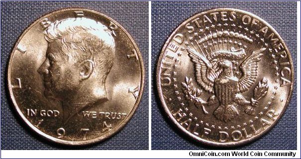 1974 Kennedy Half Dollar