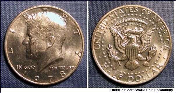 1978 Kennedy Half Dollar