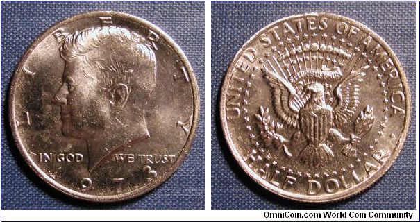 1973 Kennedy Half Dollar