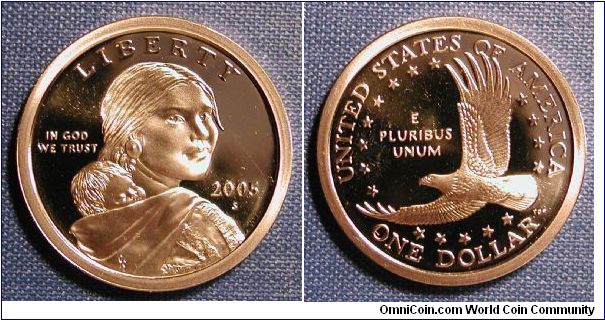2005-S Sacagawea Dollar Proof