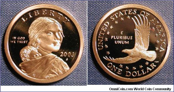 2003-S Sacagawea Dollar Proof