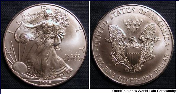 1996 Silver American Eagle (Key Date)